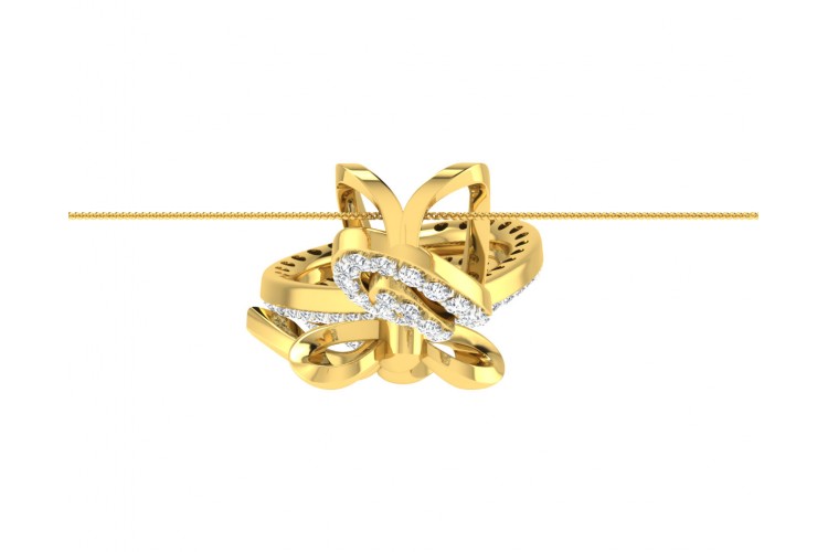 Iriana Diamond Pendant in Gold